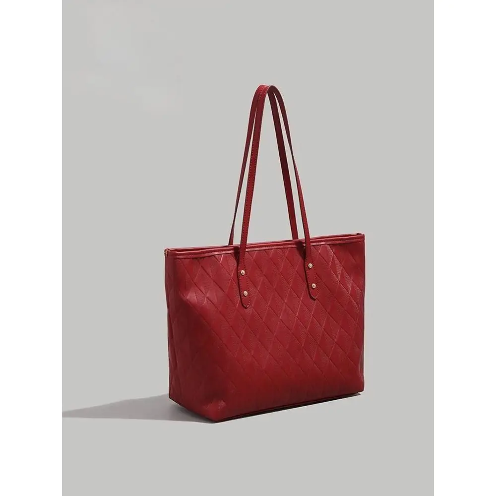 Red High-End Bridal Wedding Tote Bag