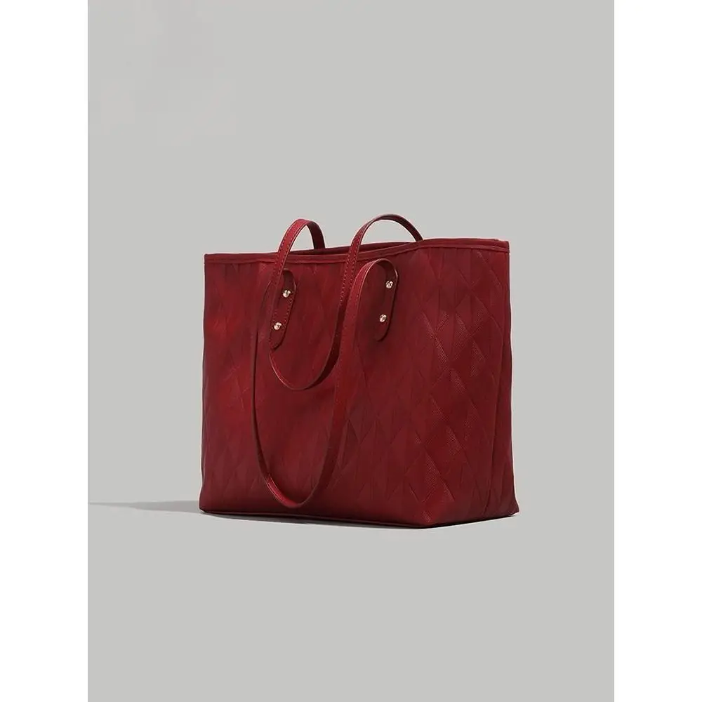 Red High-End Bridal Wedding Tote Bag