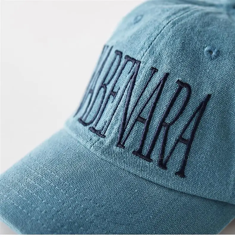 Men Maroon Embroidered Cap MENA Blue — feature 12