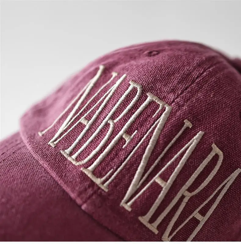 Men Maroon Embroidered Cap MENA Blue — feature 9