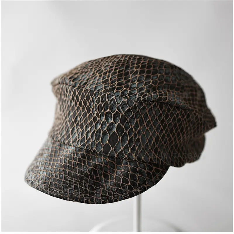Women's Mesh Sun Hat with Grid Design - Image 4