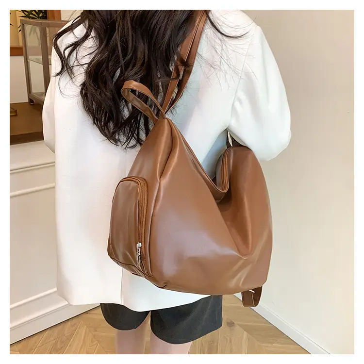 Brown Casual Backpack for Women 2025 Lightweight Multi-Purpose — feature 19