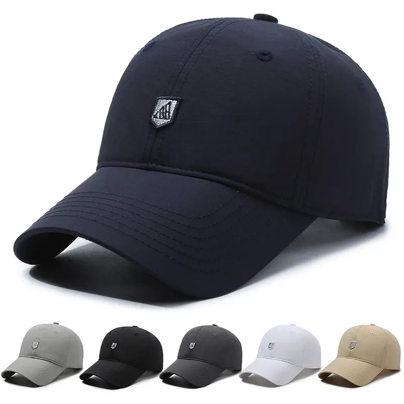 Men's Black Baseball Cap with Logo - Image 8