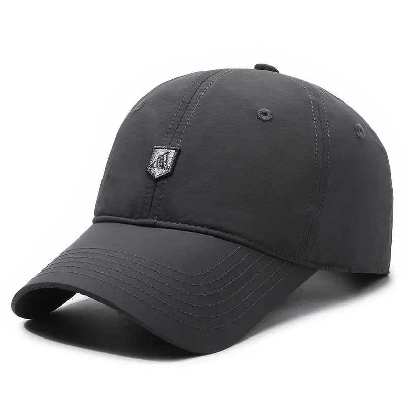 Men's Black Baseball Cap with Logo - Image 10