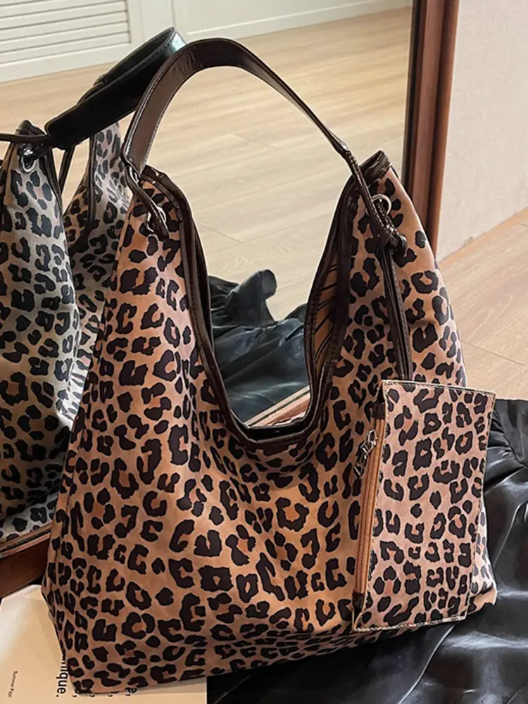 Leopard Print Women's Shoulder Bag 2025 New Style - Image 4