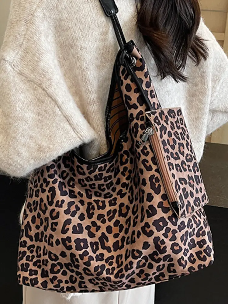 Leopard Print Women's Shoulder Bag 2025 New Style - Image 6