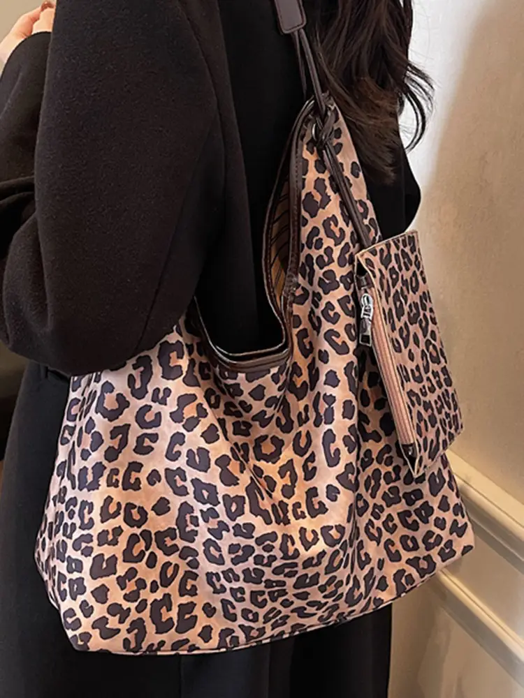 Leopard Print Women's Shoulder Bag 2025 New Style - Image 7