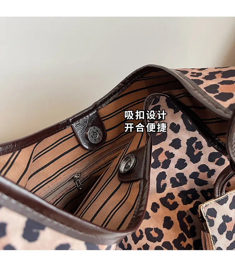 Leopard Print Women's Shoulder Bag 2025 New Style — feature 7