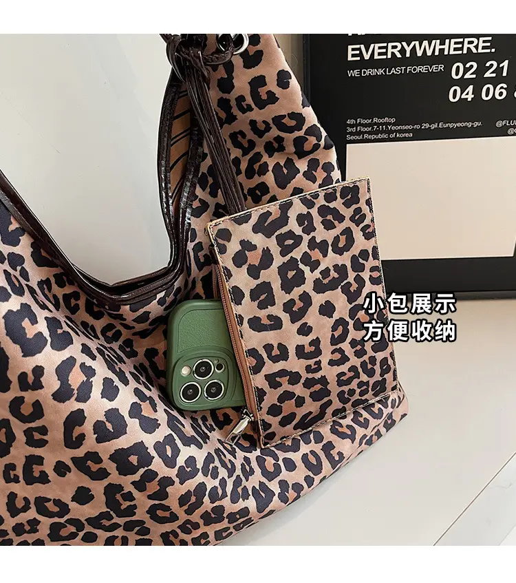 Leopard Print Women's Shoulder Bag 2025 New Style — feature 8