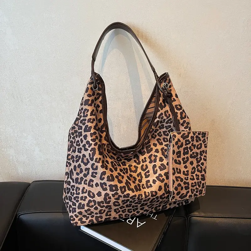 Leopard Print Women's Shoulder Bag 2025 New Style - Image 2