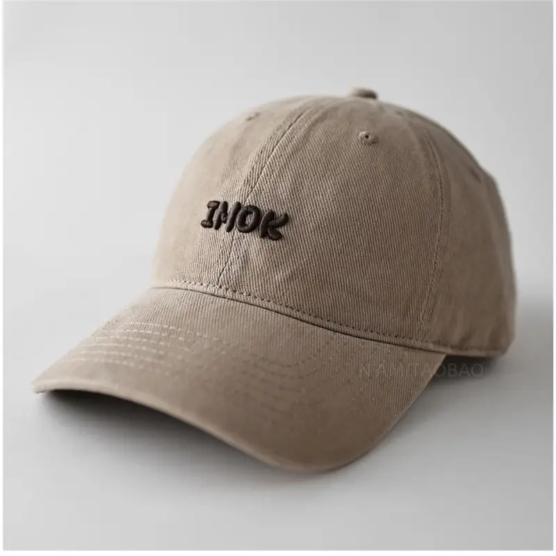 Men's 3D THOK Embroidered Cap Beige - Image 13