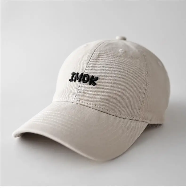 Men's 3D THOK Embroidered Cap Beige — feature 1