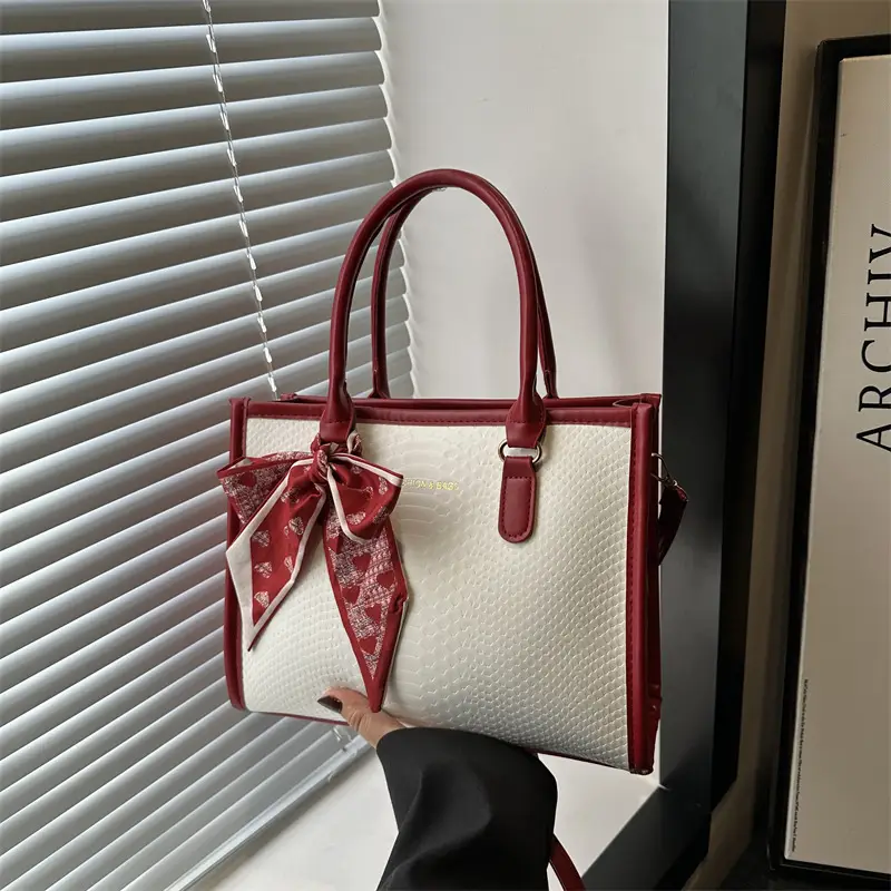 Silk Scarf 2025 Women's Textured Crossbody Bag