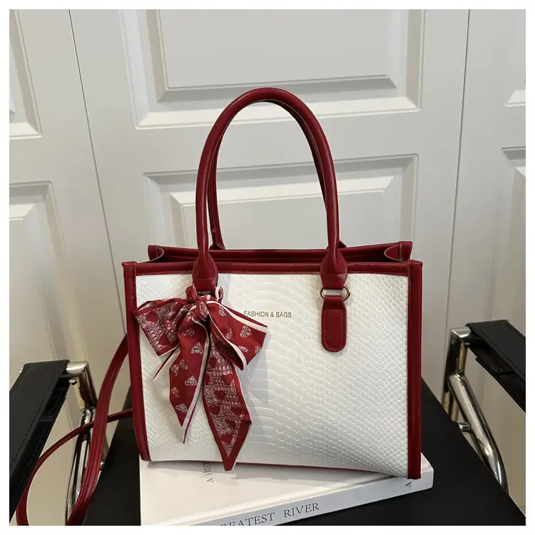 Silk Scarf 2025 Women's Textured Crossbody Bag