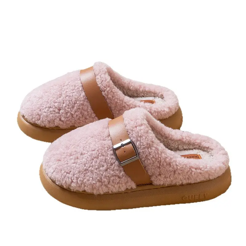 Plush Cotton Slippers with a Stepping-On-Clouds Feel for Women, Autumn and Winter 2026 New Model, Indoor Warm Non-Slip Couple's Cotton Slippers for Men - Image 8