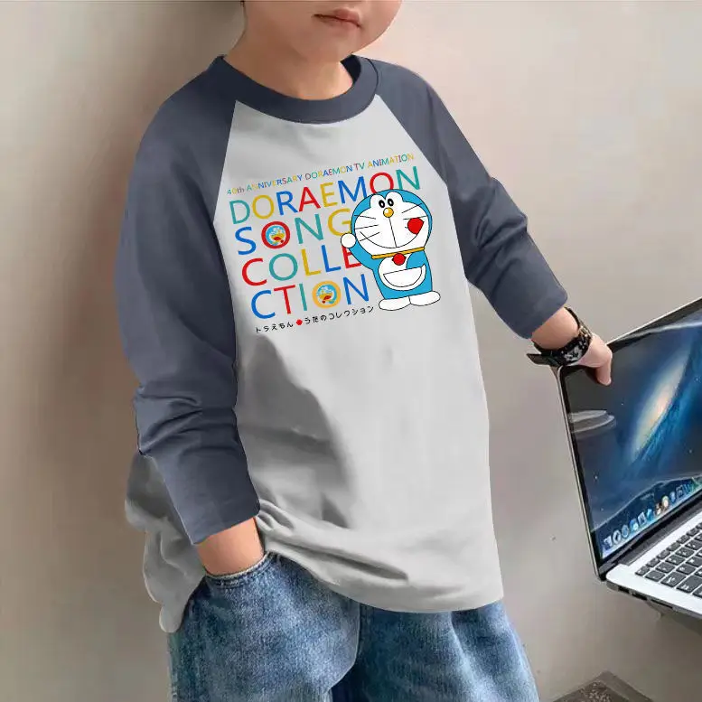 Boys Cotton Long Sleeve T-Shirt Brown Graphic Spring Autumn 2025 - Image 19