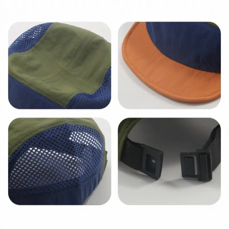 Men Grey White Baseball Cap Quick Dry