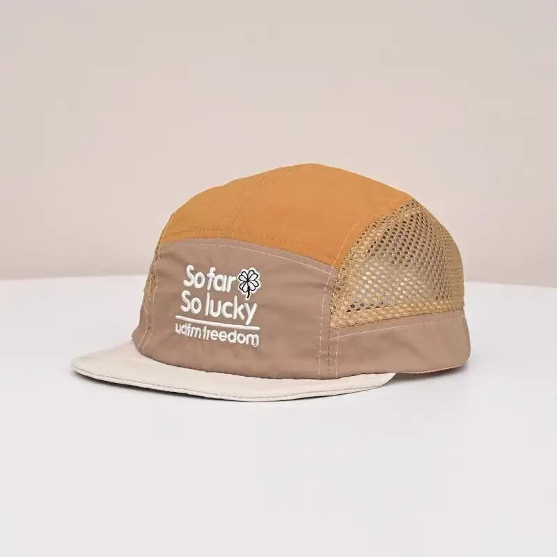 Men Grey White Baseball Cap Quick Dry