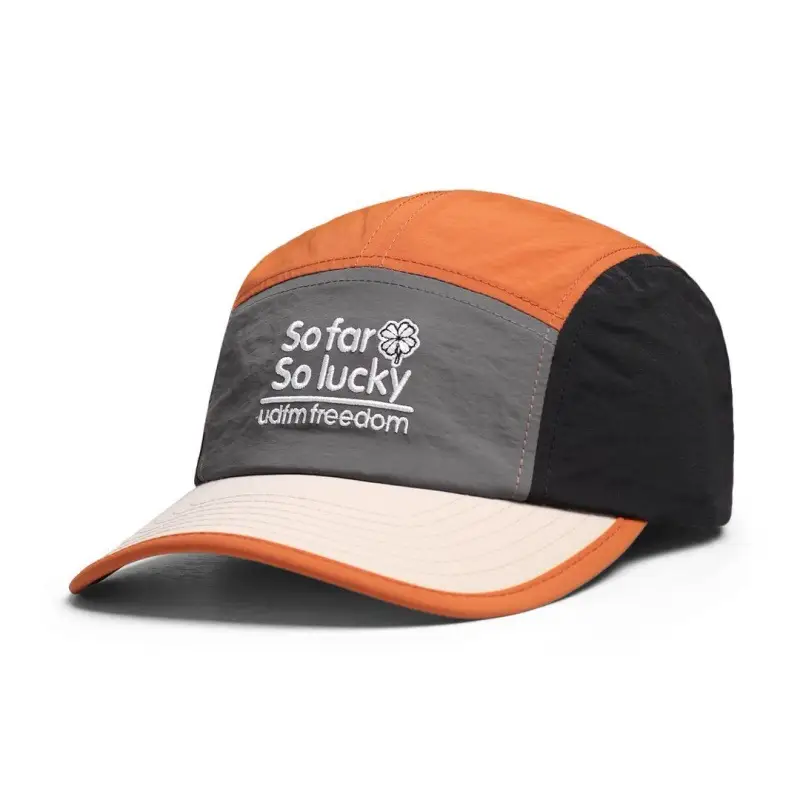 Men Grey White Baseball Cap Quick Dry