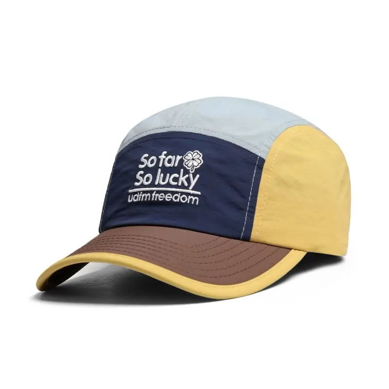 Men Grey White Baseball Cap Quick Dry