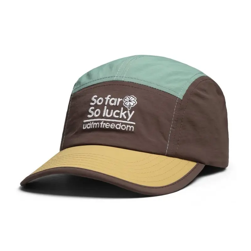 Men Grey White Baseball Cap Quick Dry
