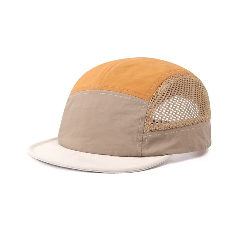 Men Grey White Baseball Cap Quick Dry