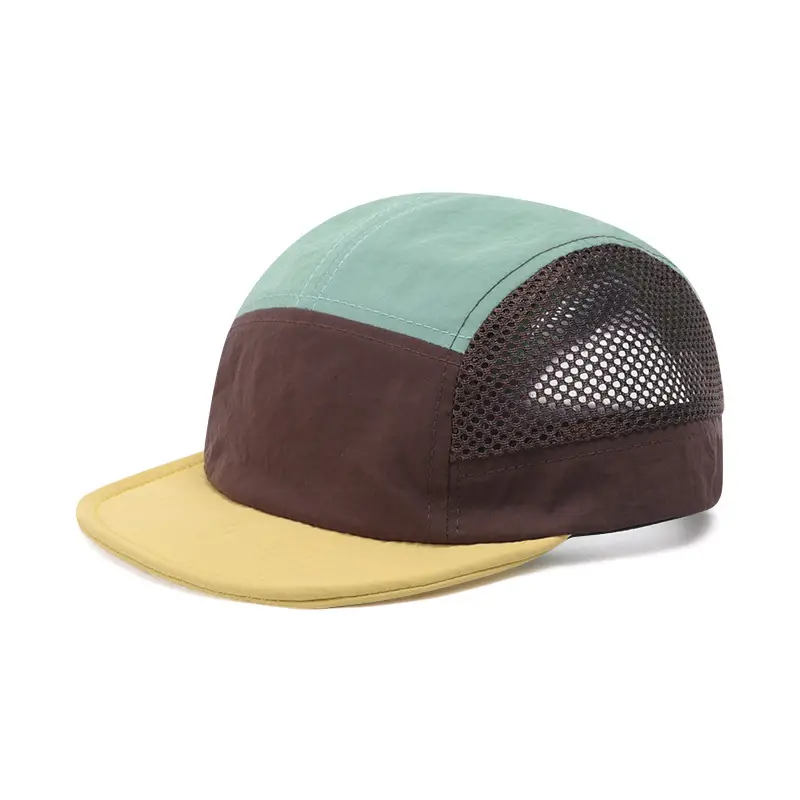 Men Grey White Baseball Cap Quick Dry