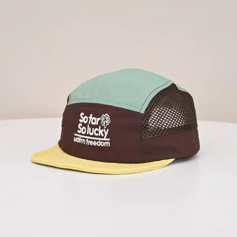Men Grey White Baseball Cap Quick Dry