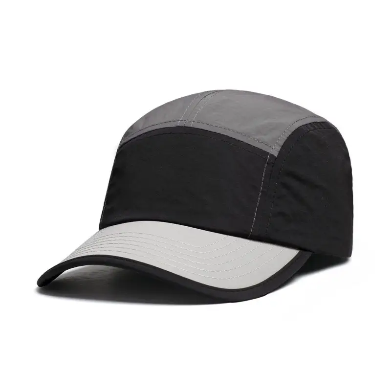 Men Grey White Baseball Cap Quick Dry