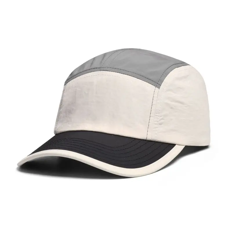 Men Grey White Baseball Cap Quick Dry