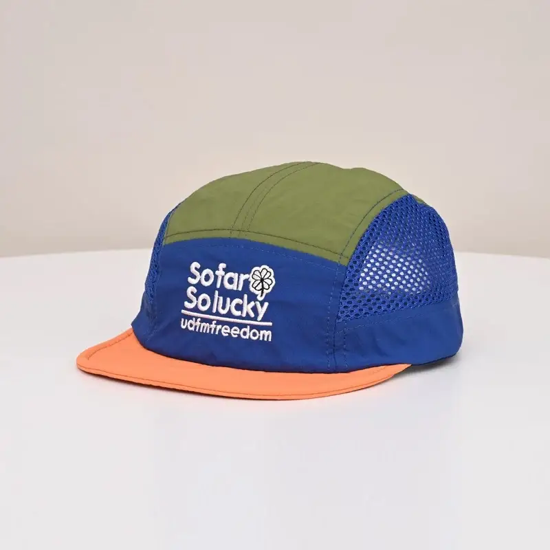 Men Grey White Baseball Cap Quick Dry