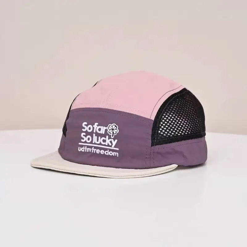 Men Grey White Baseball Cap Quick Dry