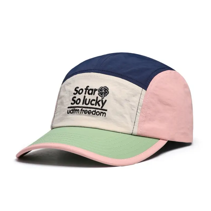 Men Grey White Baseball Cap Quick Dry