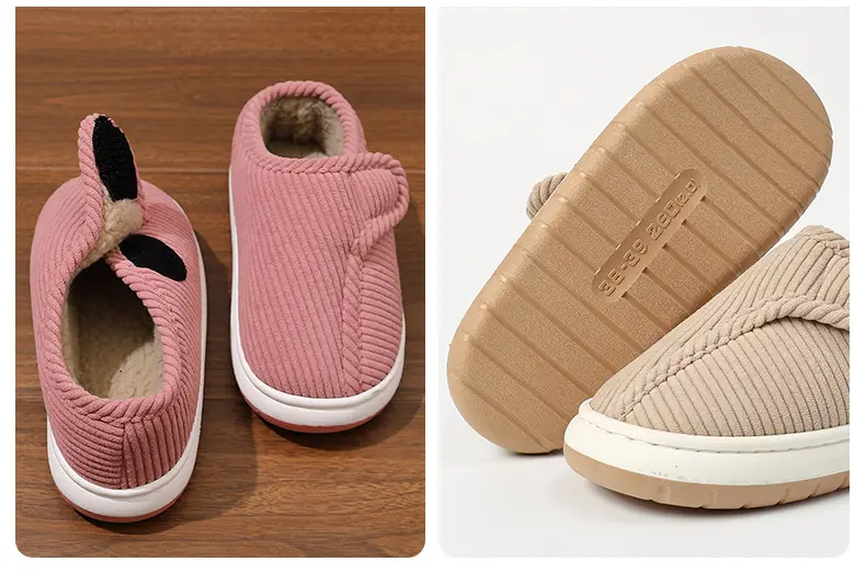Elderly Women's Winter Cotton Shoes with Velvet, Warm and Non-Slip, Couples Wear at Home and Outside, Thick-Soled Plush Bags and Cotton Slippers for Men — feature 20