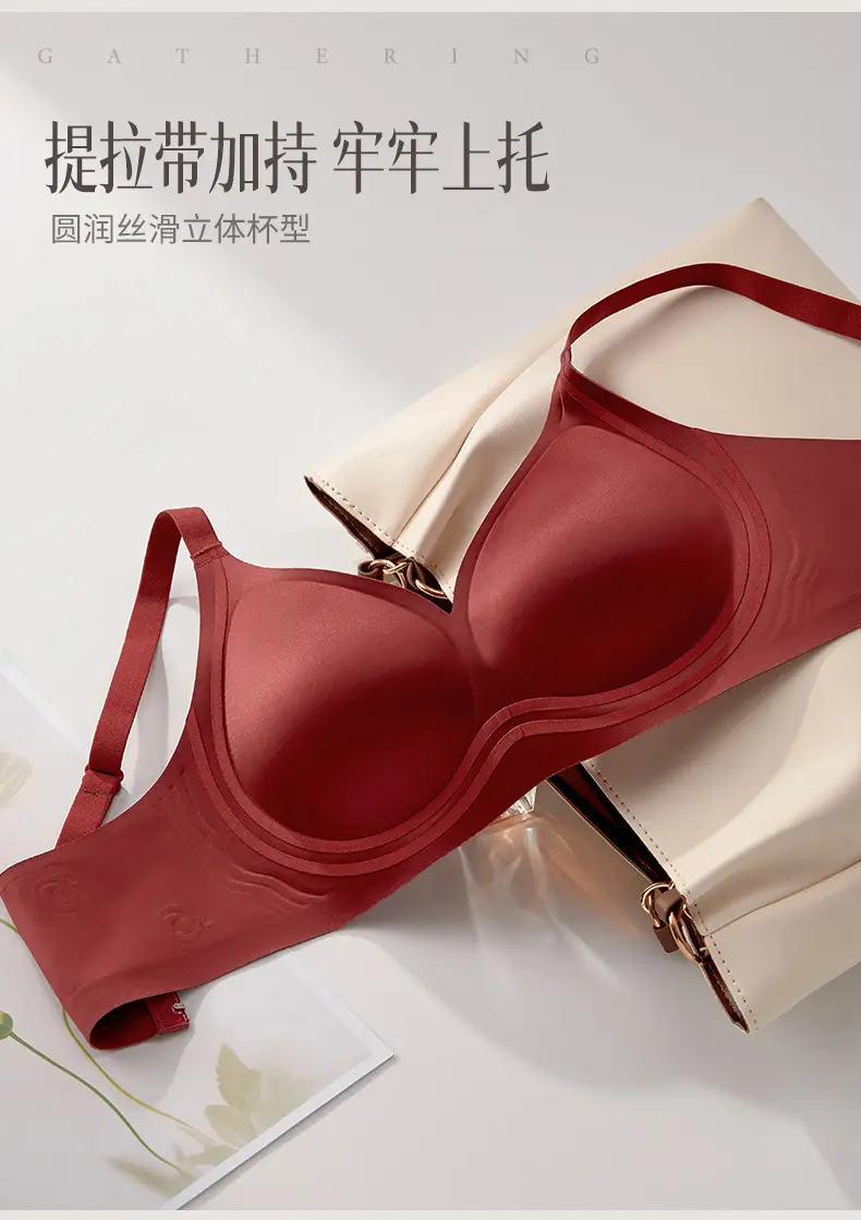 Live Broadcast Popular Liquid Foundation Nude Photosensitive Seamless Intimates Women's Jelly Soft Support No Rims Super Soft Thin Bra — feature 10