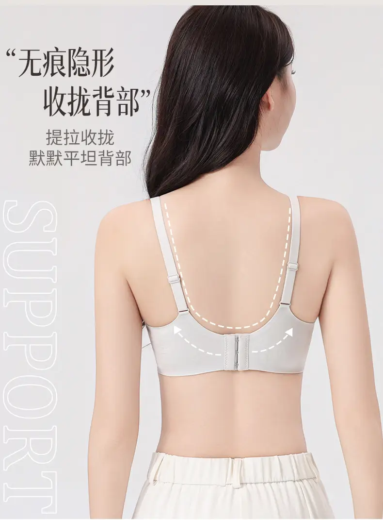 Live Broadcast Popular Liquid Foundation Nude Photosensitive Seamless Intimates Women's Jelly Soft Support No Rims Super Soft Thin Bra — feature 15