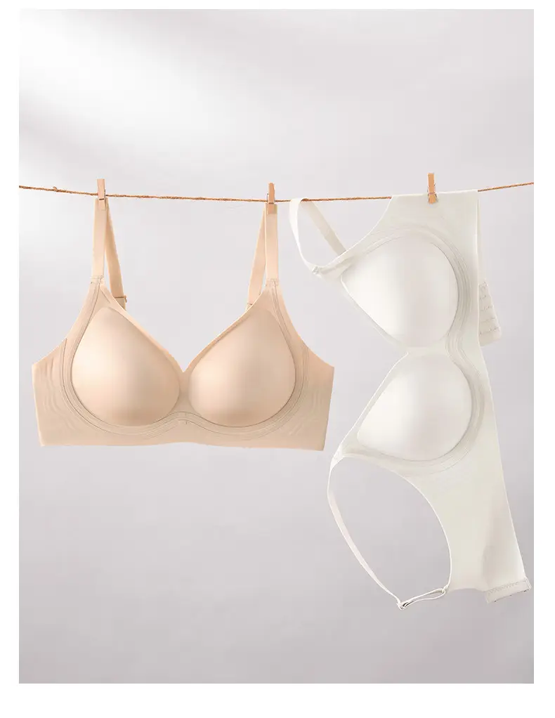 Live Broadcast Popular Liquid Foundation Nude Photosensitive Seamless Intimates Women's Jelly Soft Support No Rims Super Soft Thin Bra — feature 24