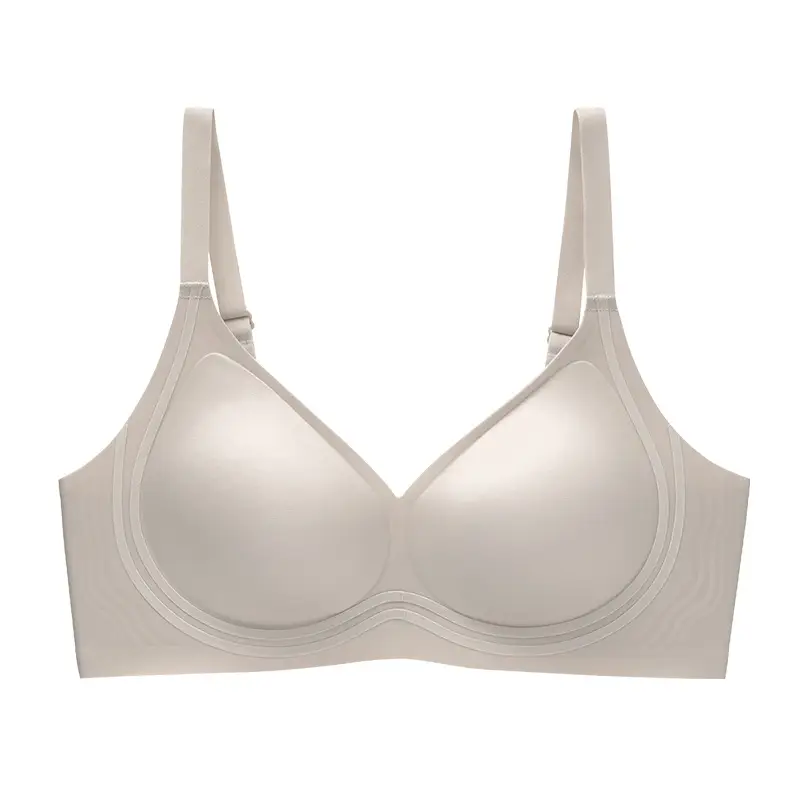 Live Broadcast Popular Liquid Foundation Nude Photosensitive Seamless Intimates Women's Jelly Soft Support No Rims Super Soft Thin Bra