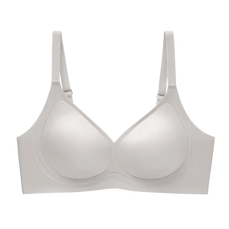 Live Broadcast Popular Liquid Foundation Nude Photosensitive Seamless Intimates Women's Jelly Soft Support No Rims Super Soft Thin Bra