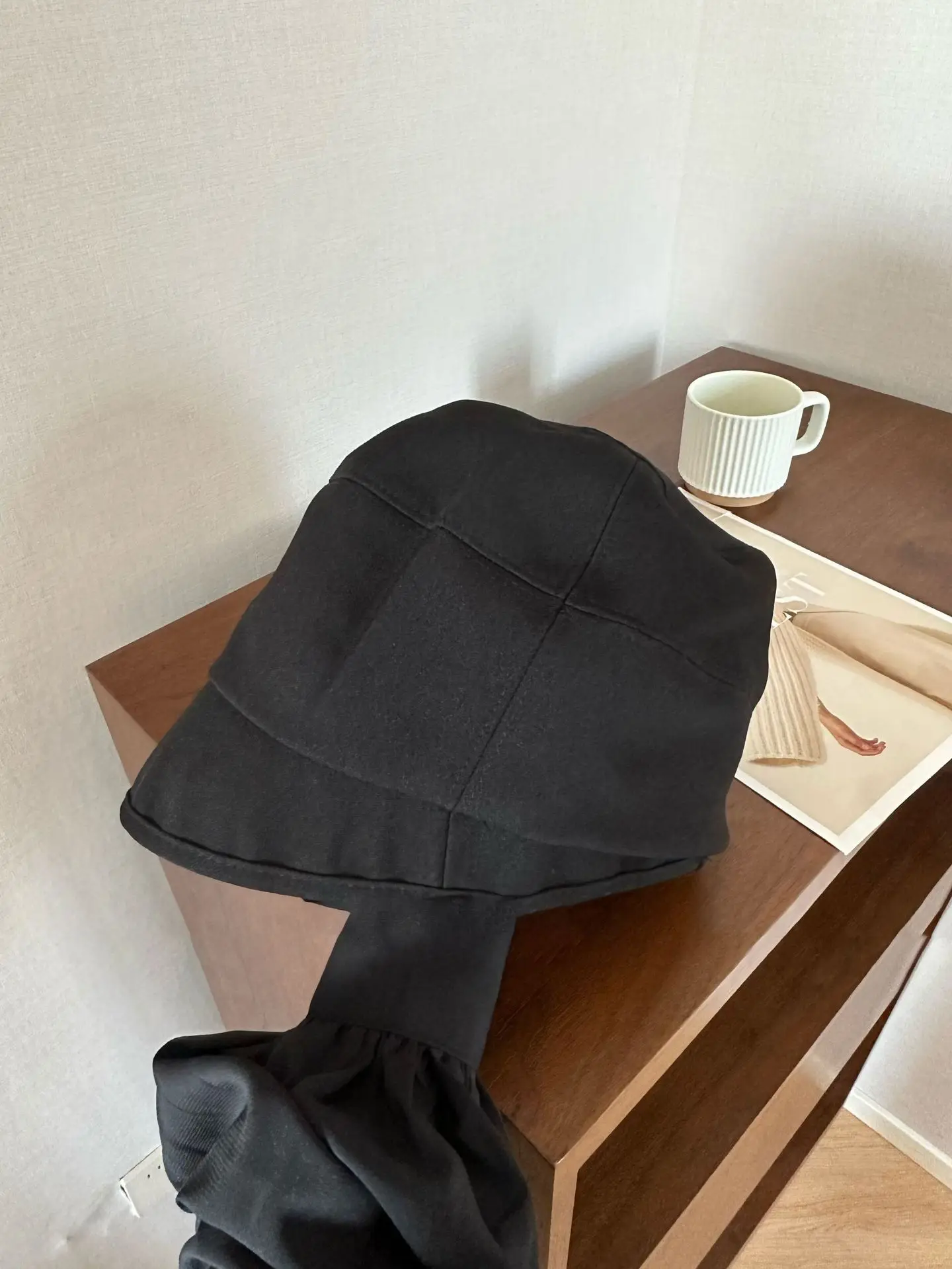 Japanese Style Black Fisherman Hat for Women — feature 14