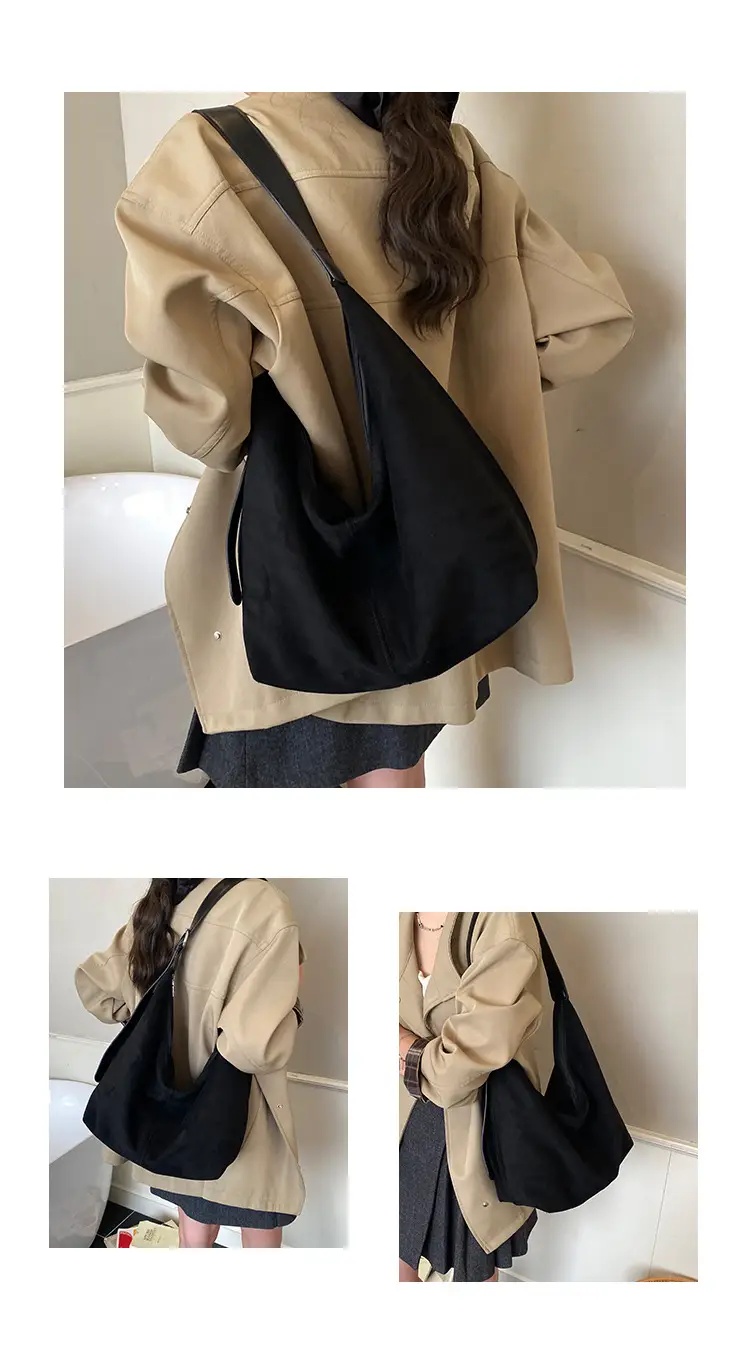 Women Large Capacity Retro Shoulder Bag Tan Leather — feature 10