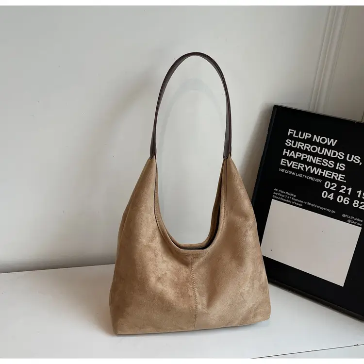 Large Capacity Suede Shoulder Bag for Women Autumn Winter 2025 — feature 18