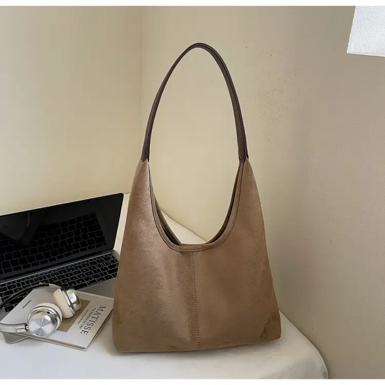 Large Capacity Suede Shoulder Bag for Women Autumn Winter 2025 — feature 20