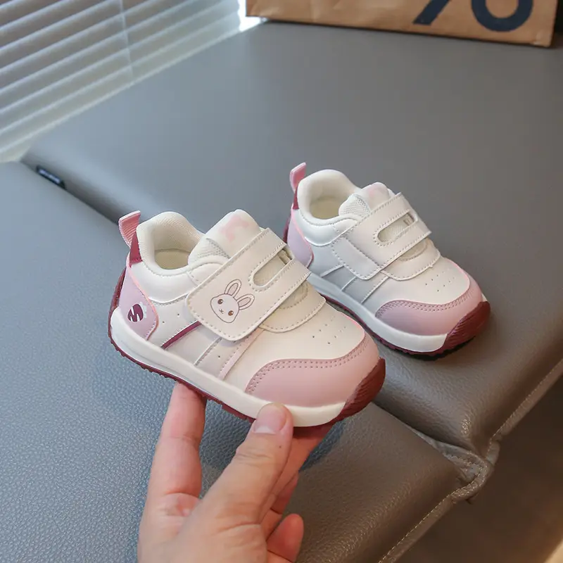 Pink Cartoon Toddler Shoes 2026 Autumn Non-Slip
