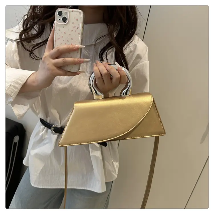 Black Korean Style Shoulder Crossbody Handbag for Women — feature 13