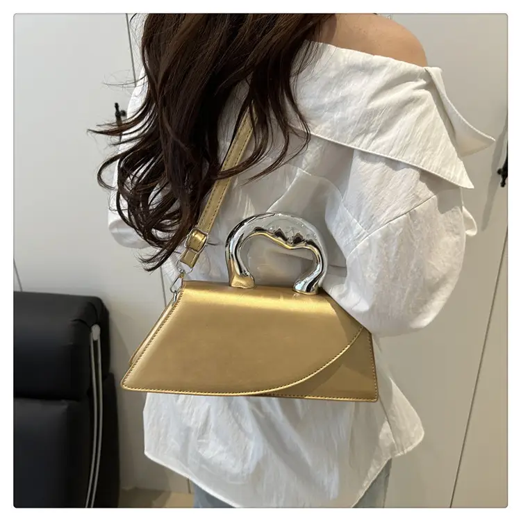 Black Korean Style Shoulder Crossbody Handbag for Women — feature 14