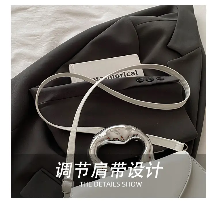 Black Korean Style Shoulder Crossbody Handbag for Women — feature 7