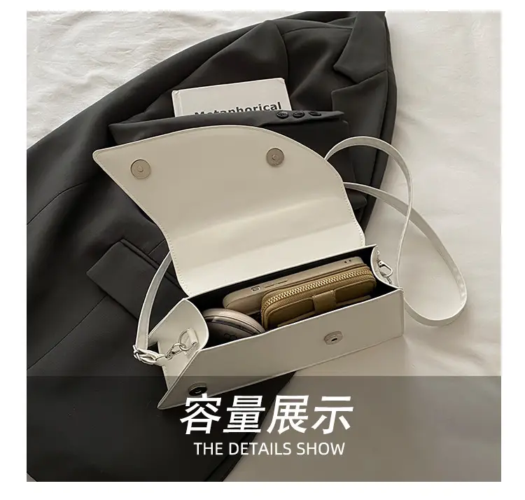 Black Korean Style Shoulder Crossbody Handbag for Women — feature 8