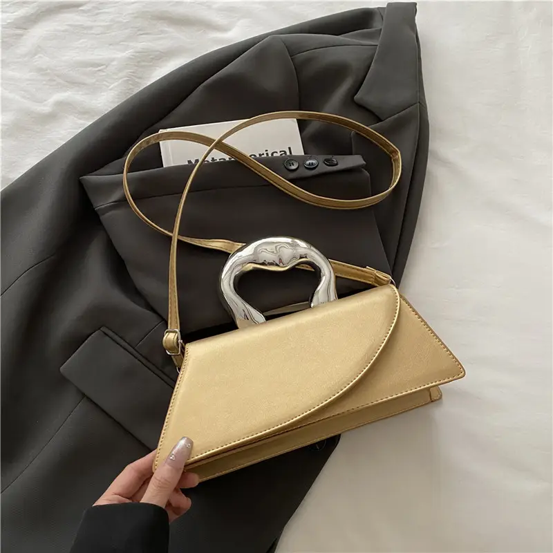 Black Korean Style Shoulder Crossbody Handbag for Women - Image 3
