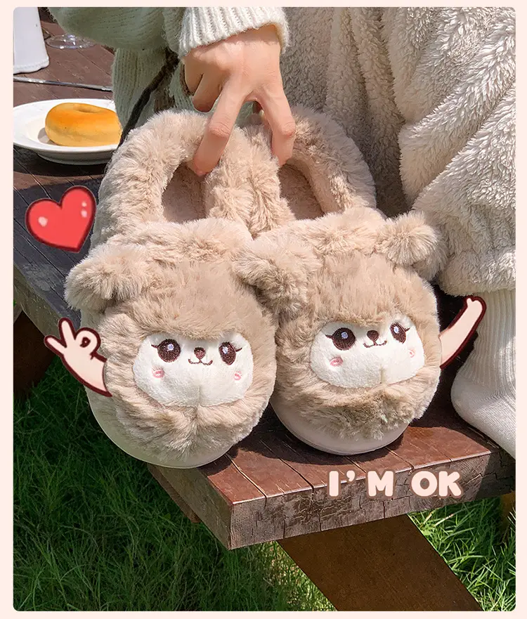 Women's Pink Plush Warm Slippers for Winter 2025 — feature 16